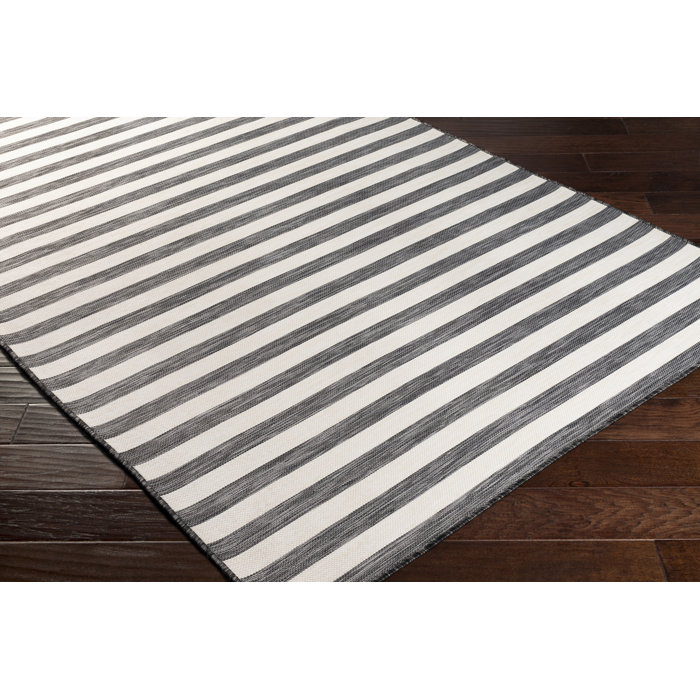 Laurel Foundry Modern Farmhouse Orman Charcoal Indoor/Outdoor Rug